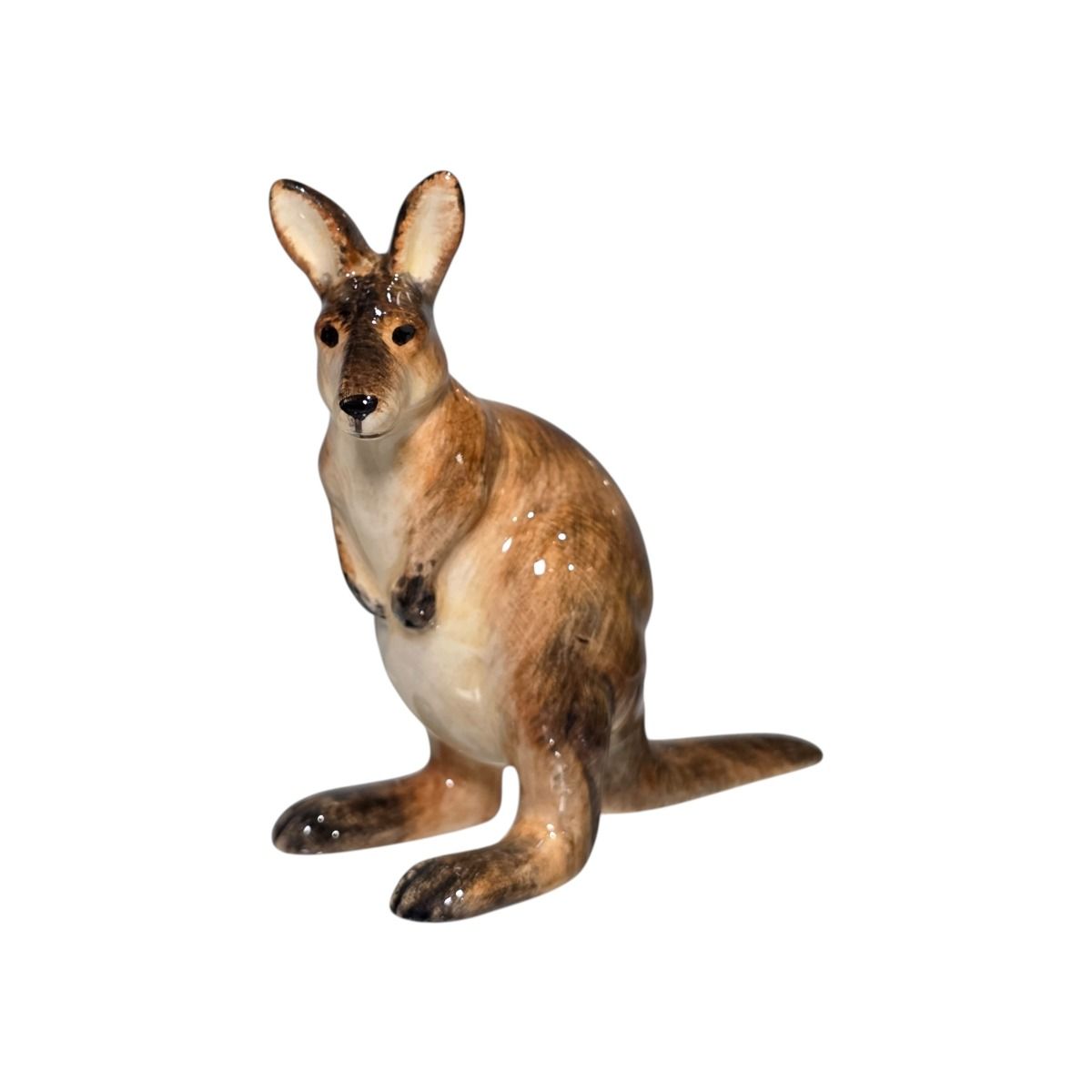 Miniature Porcelain Kangaroo Figurine