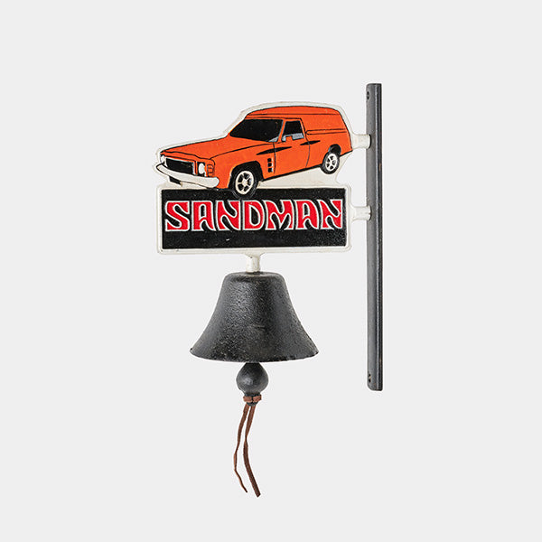Sandman Orange Cast Iron Door Bell