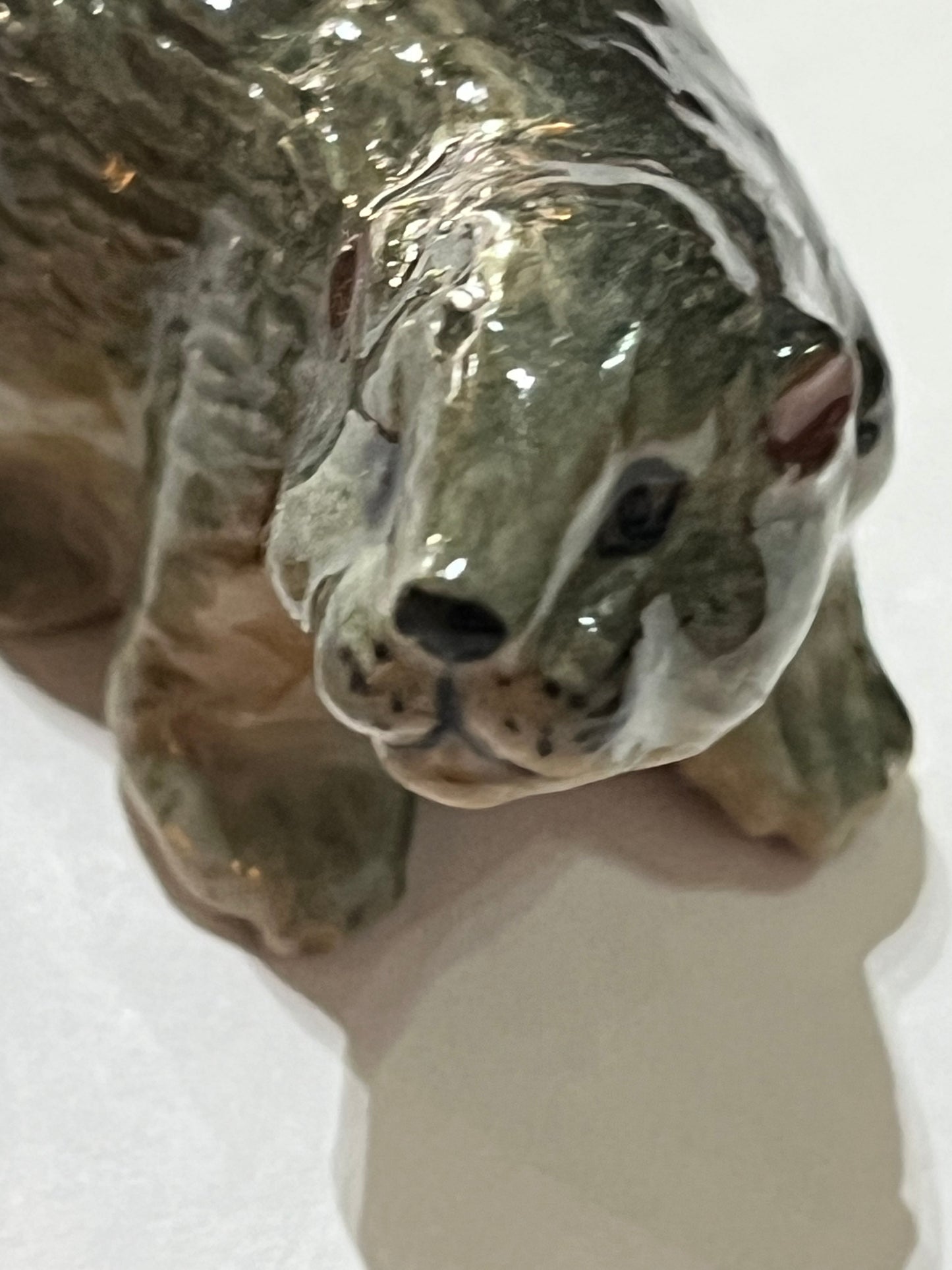 Miniature Porcelain Beaver