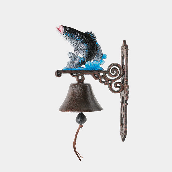 Trout Fish Cast Iron Door Bell