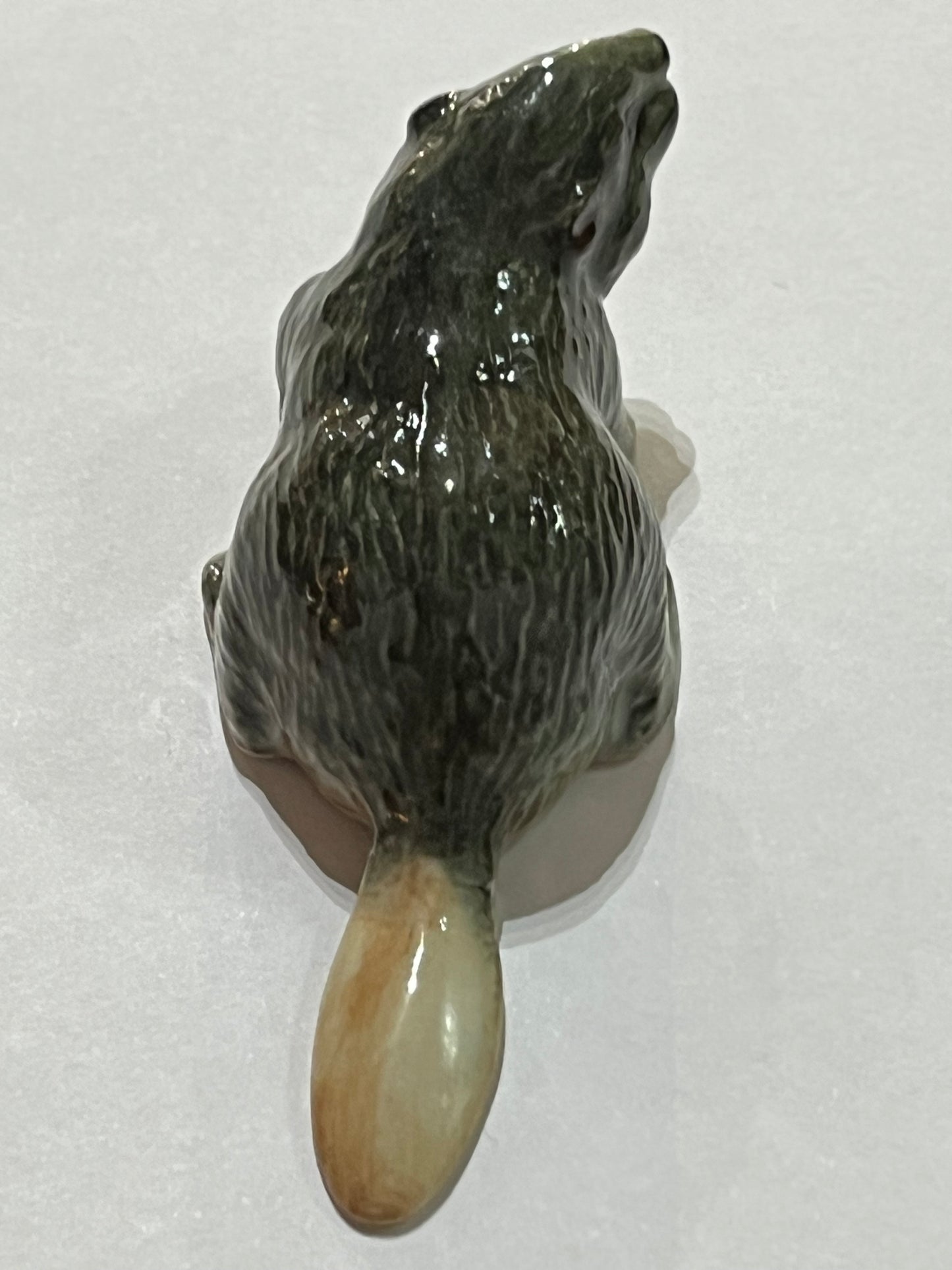 Miniature Porcelain Beaver