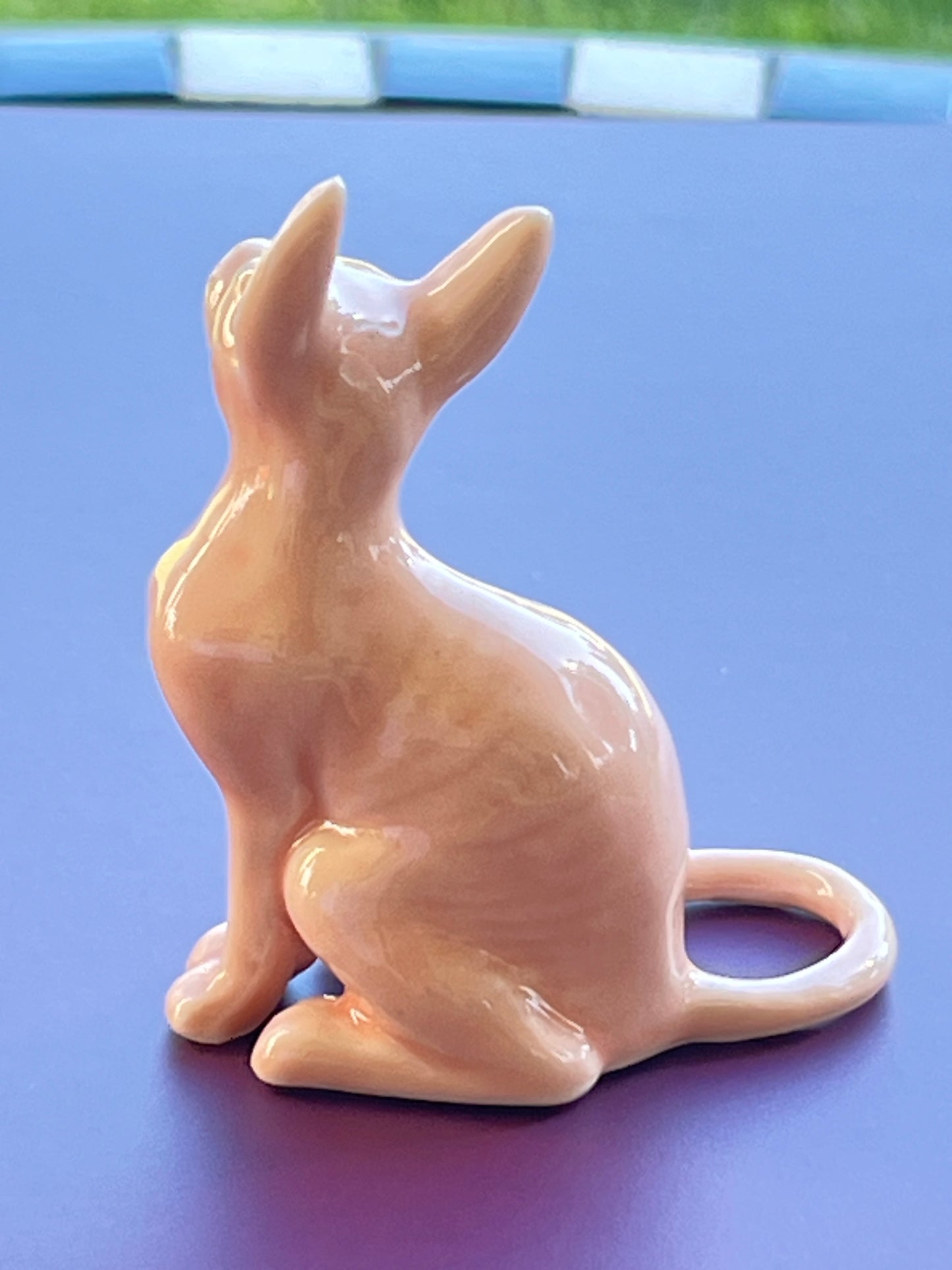 Miniature Porcelain Sphynx Cat