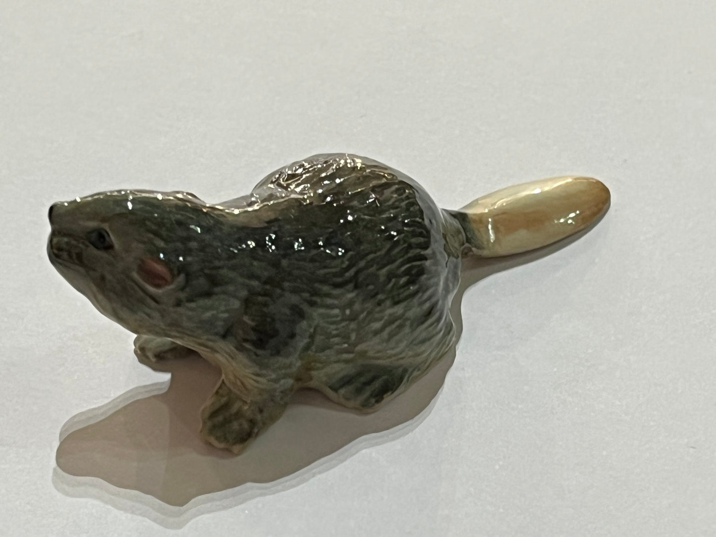 Miniature Porcelain Beaver