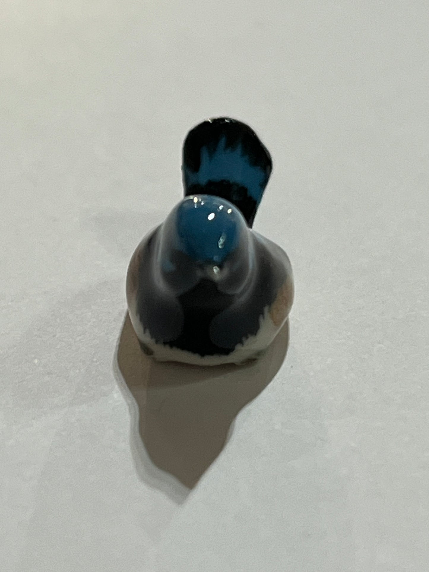 Miniature Porcelain Bird Figurines Superb Fairy Wren (Mini)