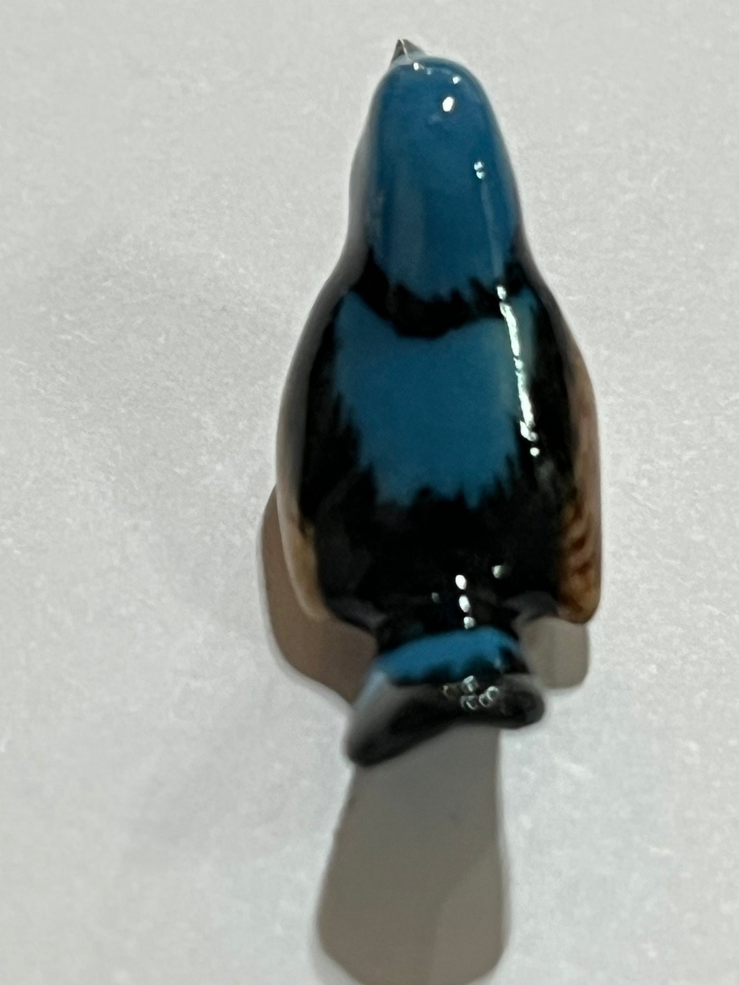 Miniature Porcelain Bird Figurines Superb Fairy Wren (Mini)