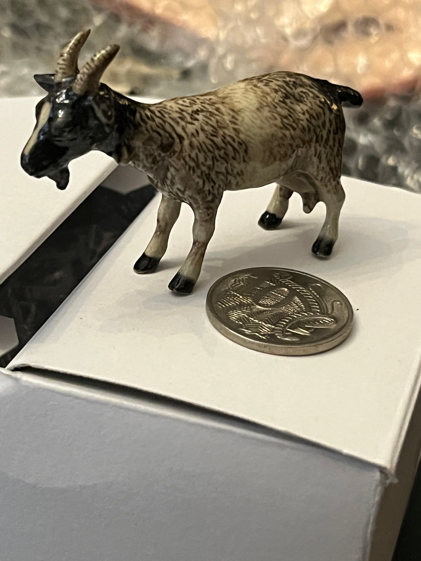 Miniature Porcelain Nubian Goat