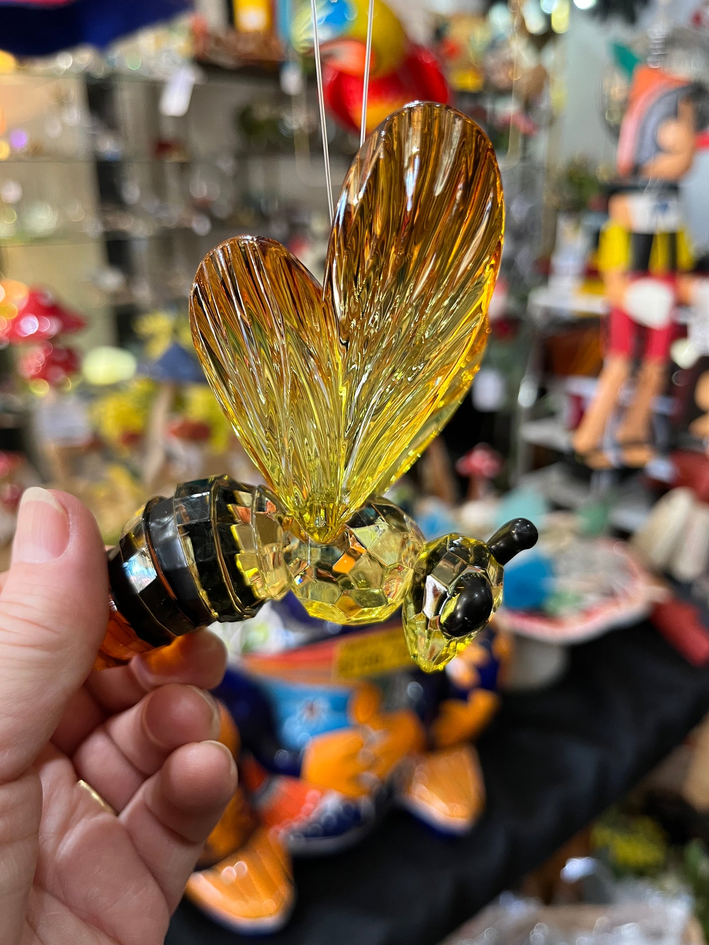 Hanging Acrylic Bee