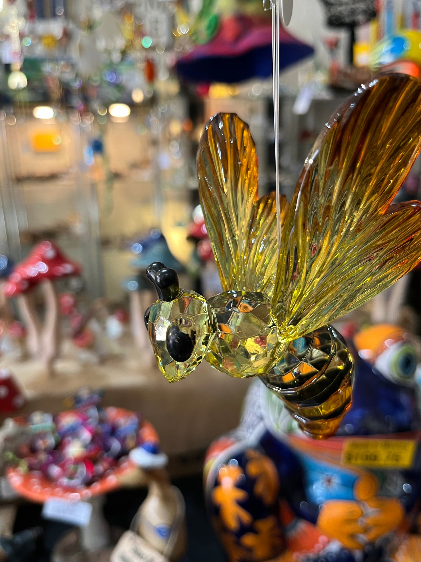Hanging Acrylic Bee