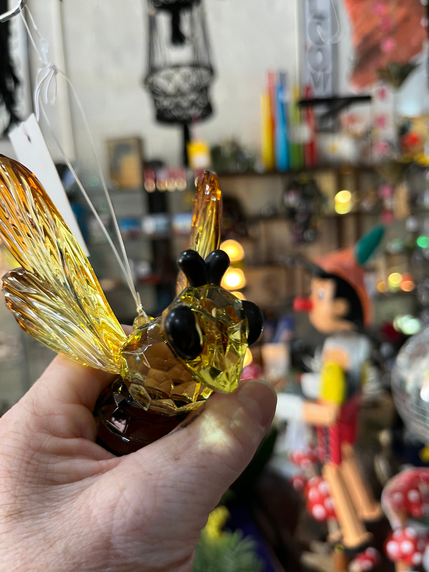 Hanging Acrylic Bee