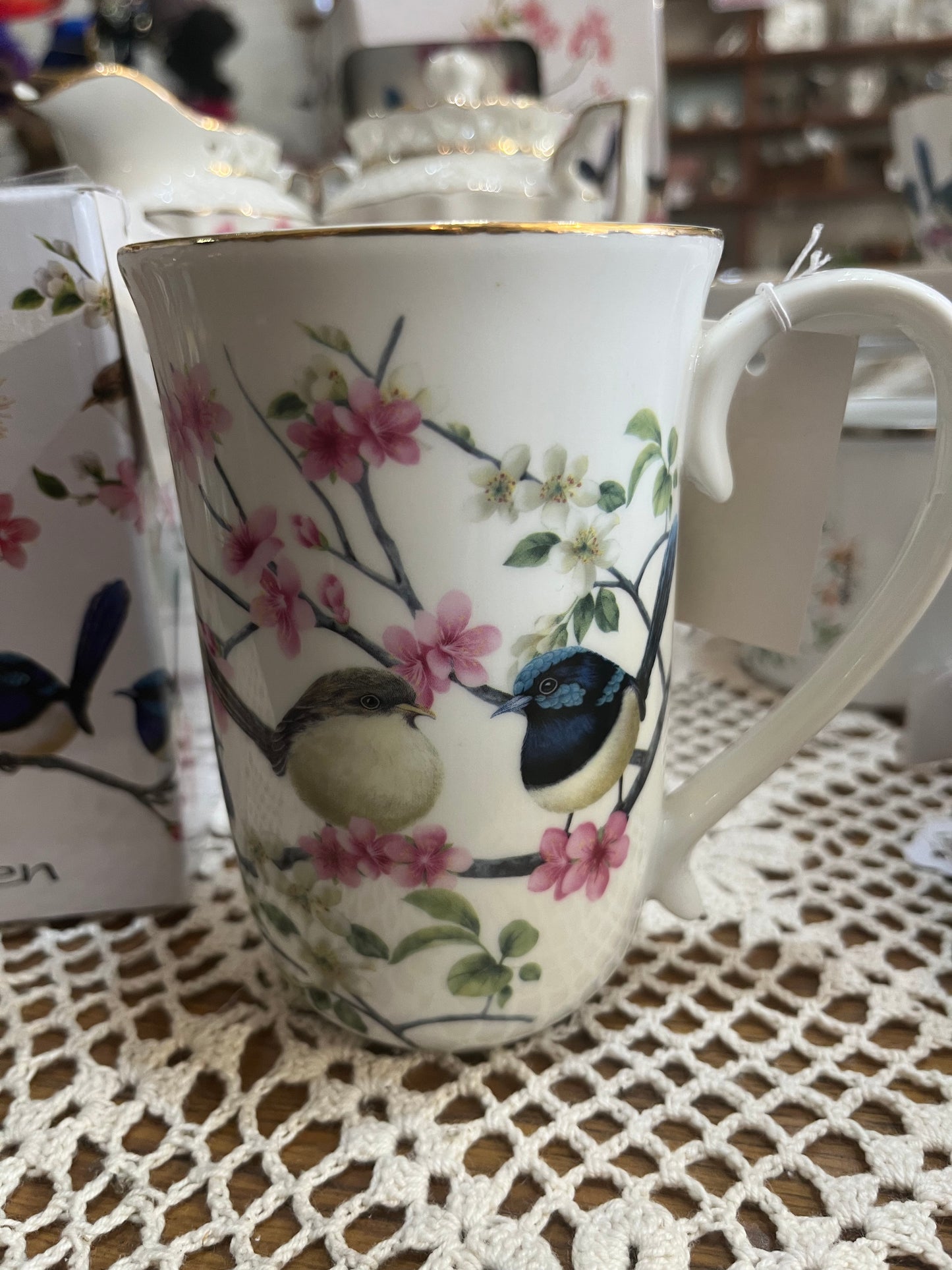Blue Wren Mug 450cc