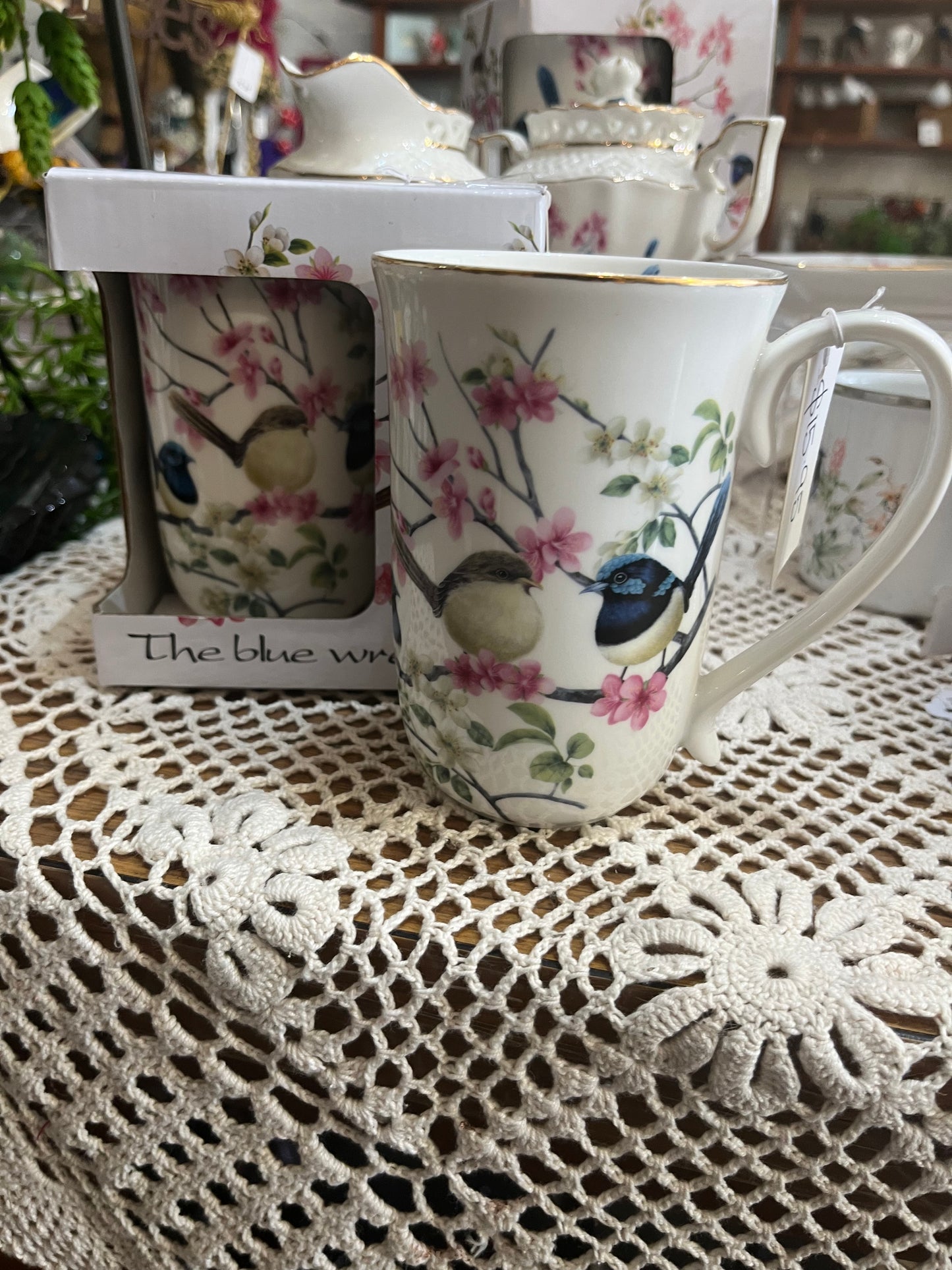 Blue Wren Mug 450cc