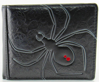 Mens Wallet - Red Back Spider