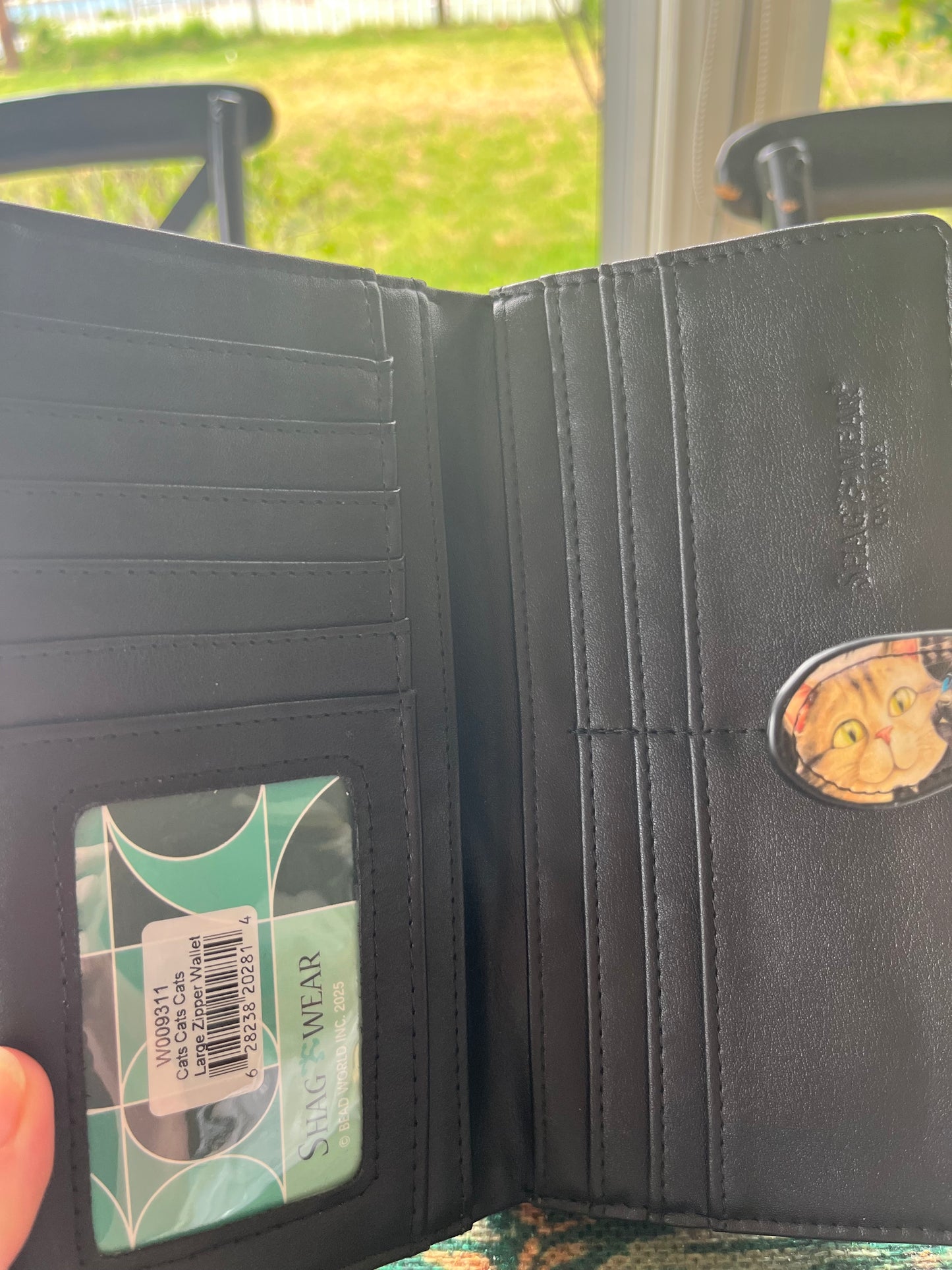 Women's Large Zipper Wallet Autumn Horse Design