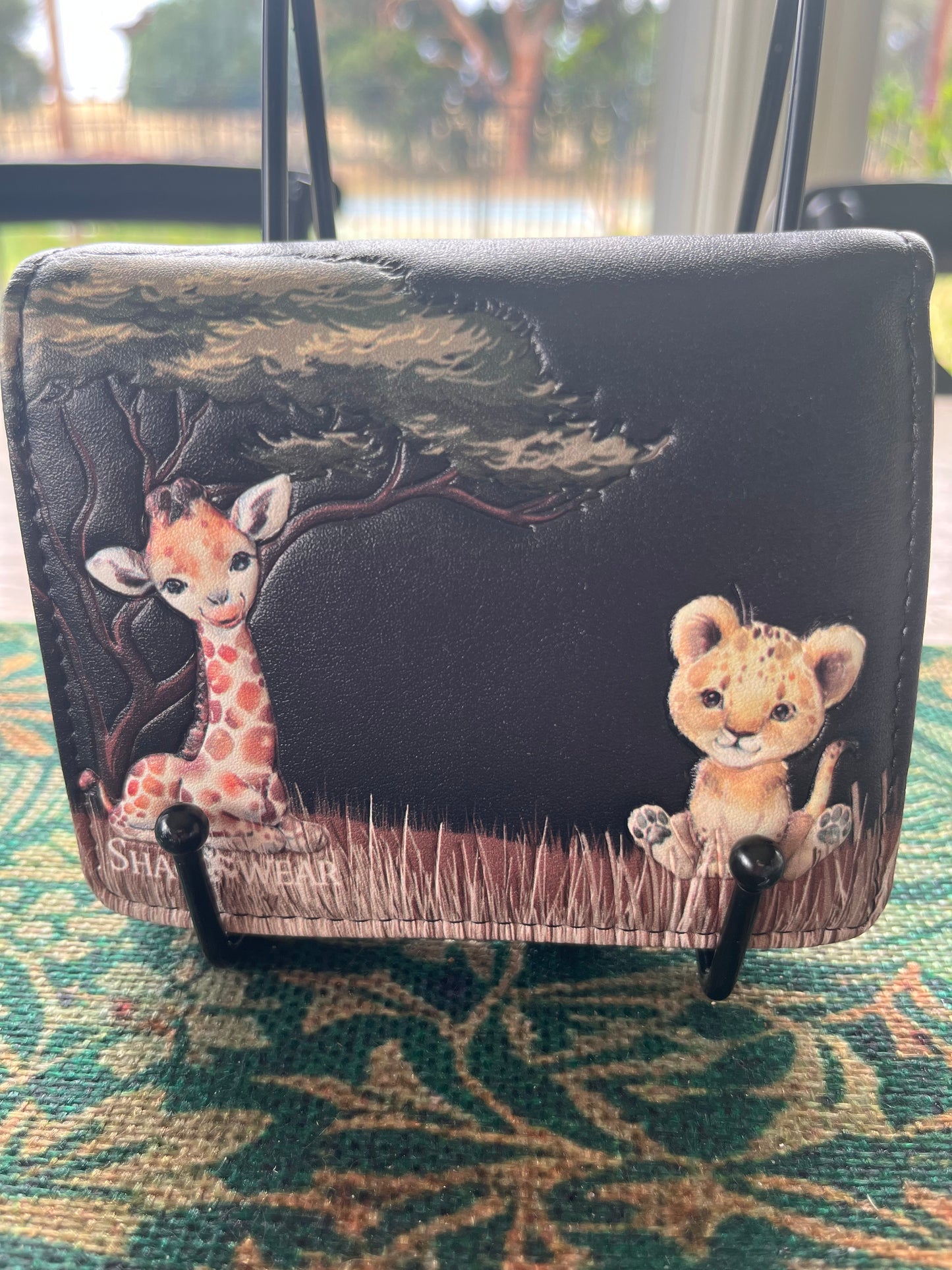 Women's Ladies Wallet Babies Of Africa Design Small