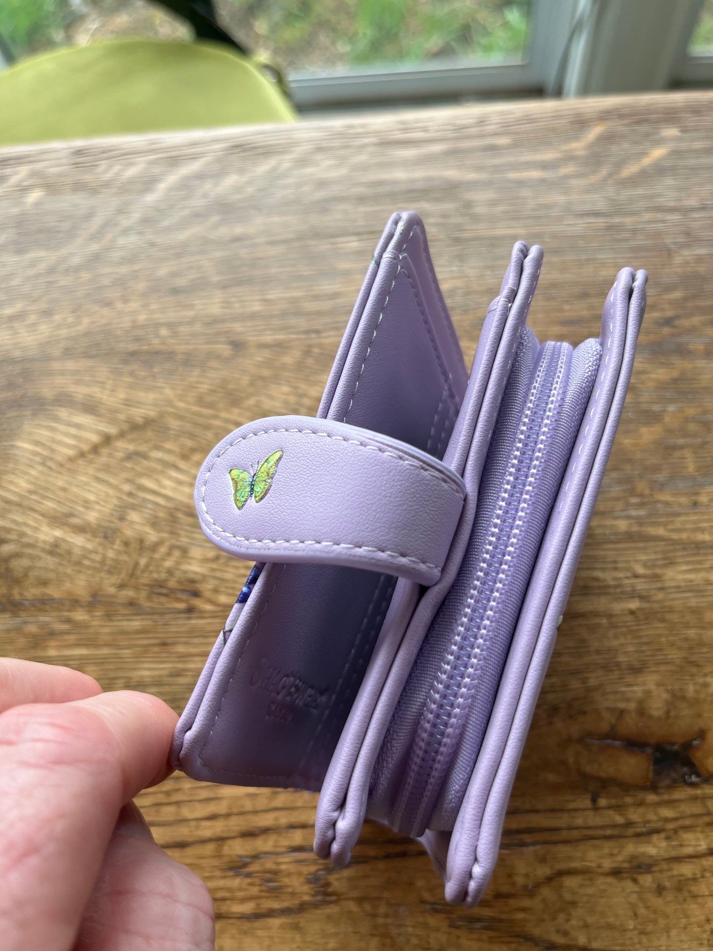 Women's Ladies Wallet Playful Cats Kittens in Lilac