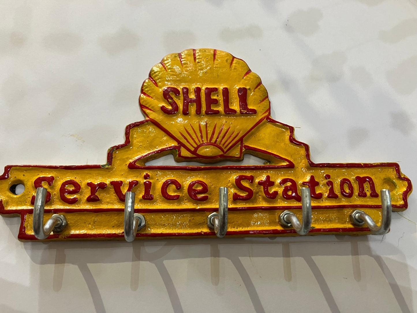 Shell Hook Key Holder Rack Cast Iron