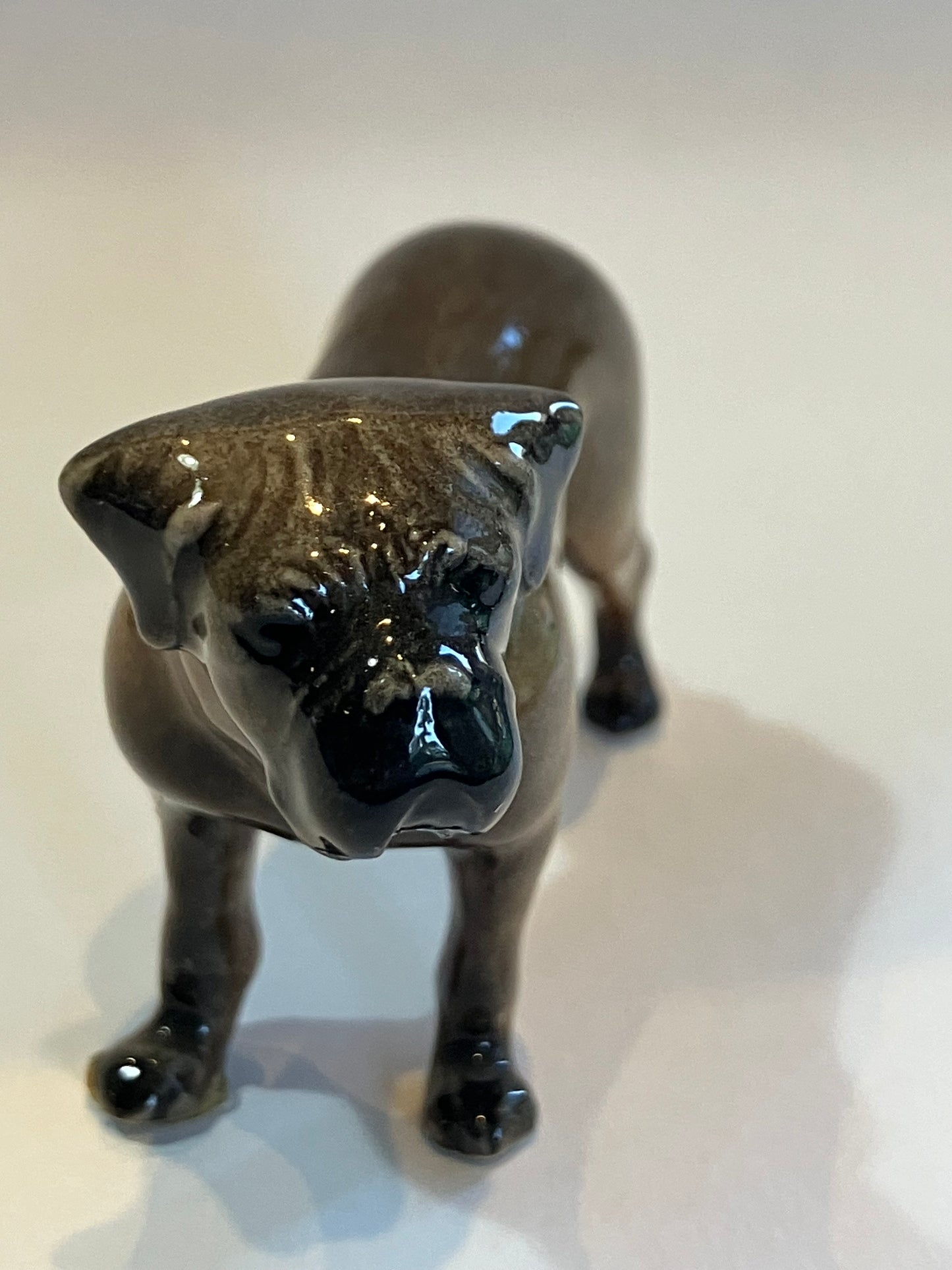 Miniature Porcelain Bull Mastif