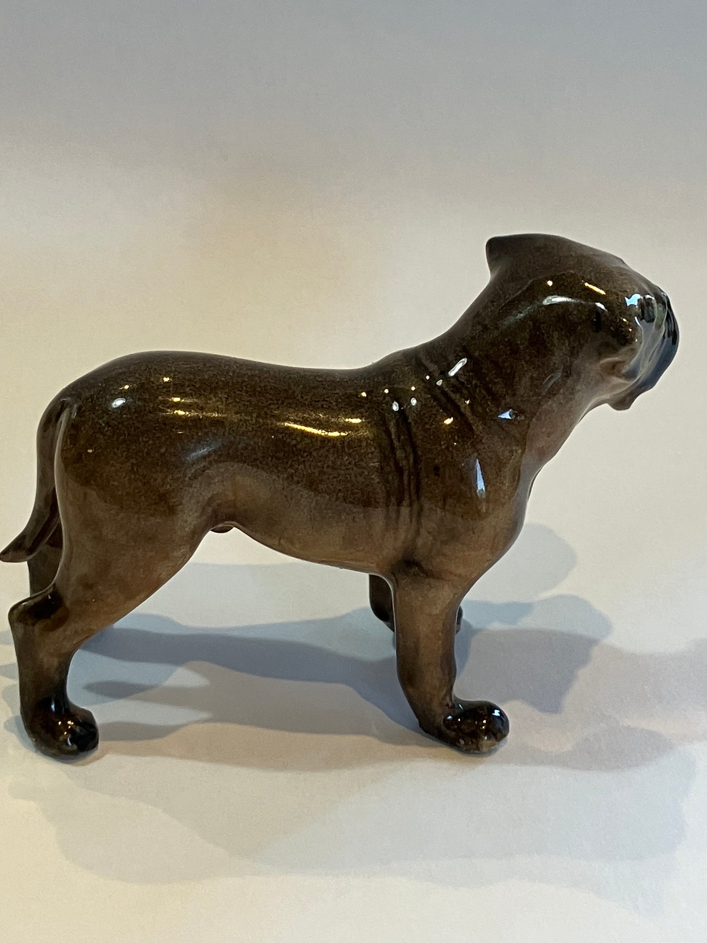 Miniature Porcelain Bull Mastif