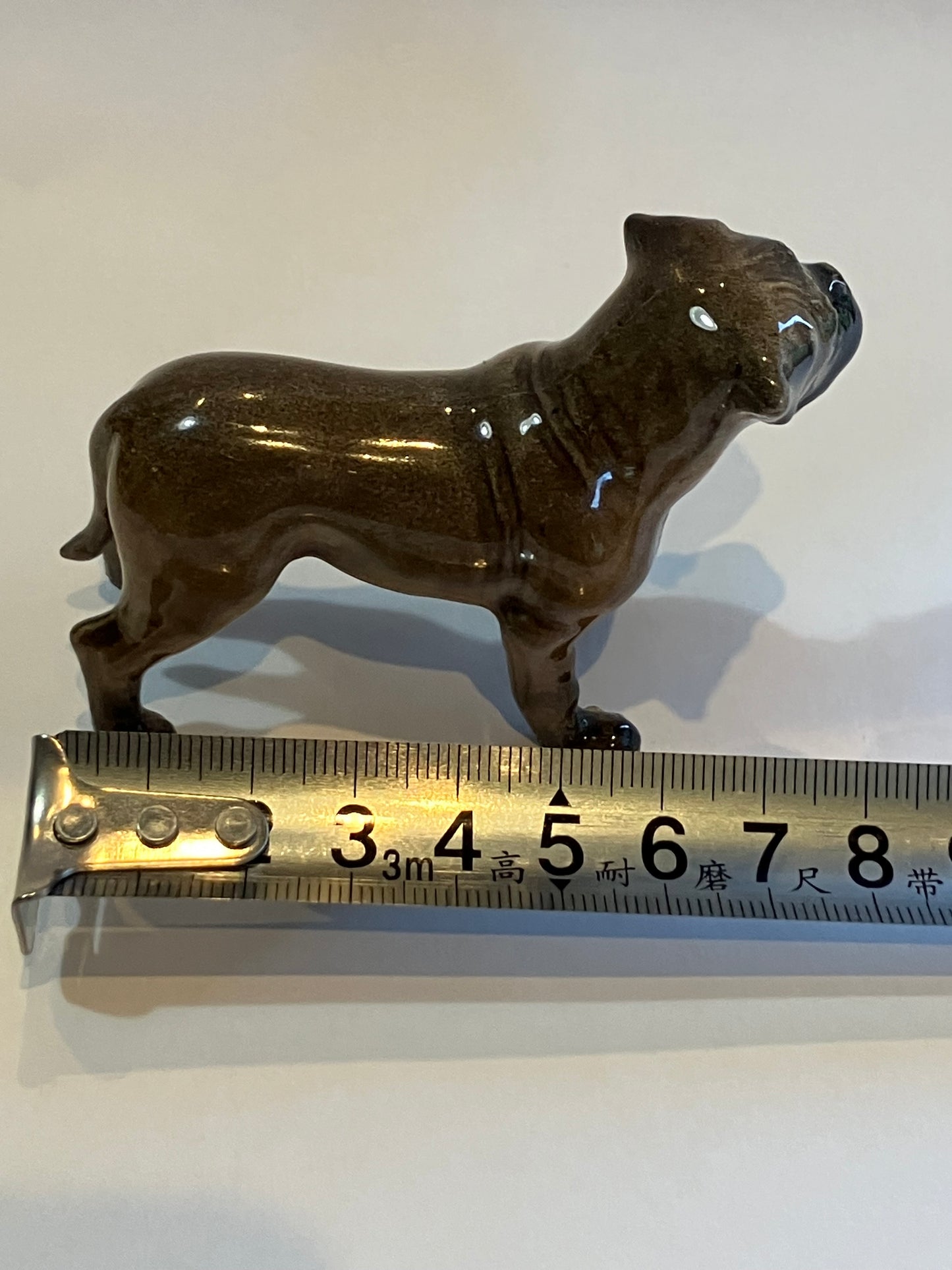 Miniature Porcelain Bull Mastif