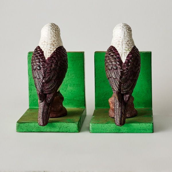 Kookaburra Cast Iron Bookends