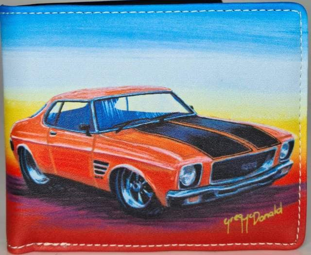 GREG MAC GTS MONARO ORANGE (RFID PROTECTED) Mens Wallet