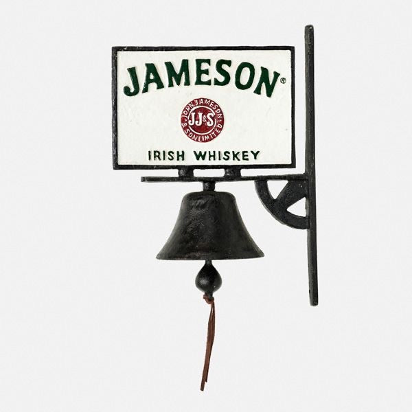 Jameson Irish Whiskey Cast Iron Door Bell
