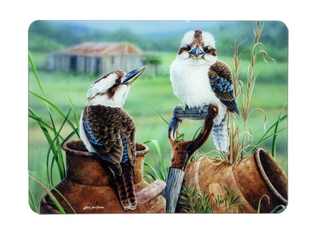 Kookaburra Glass Surface Protector and Cutting Board