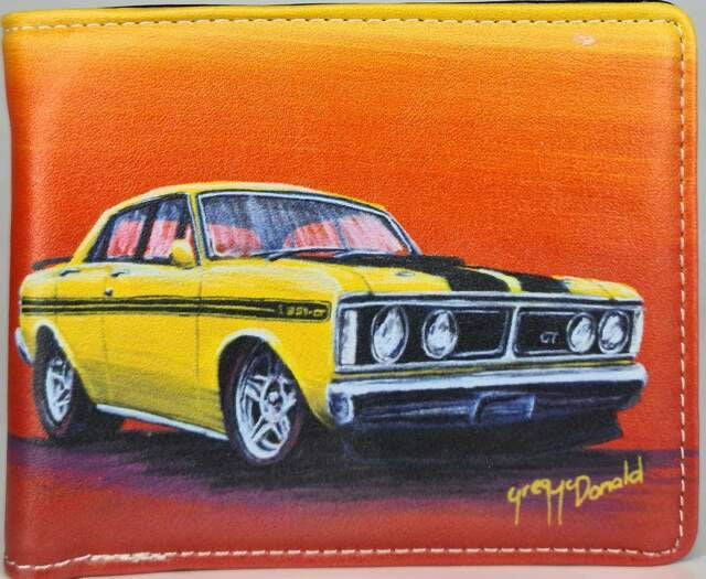 GREG MAC GTHO FALCON YELLOW (RFID PROTECTED) Mens Wallet