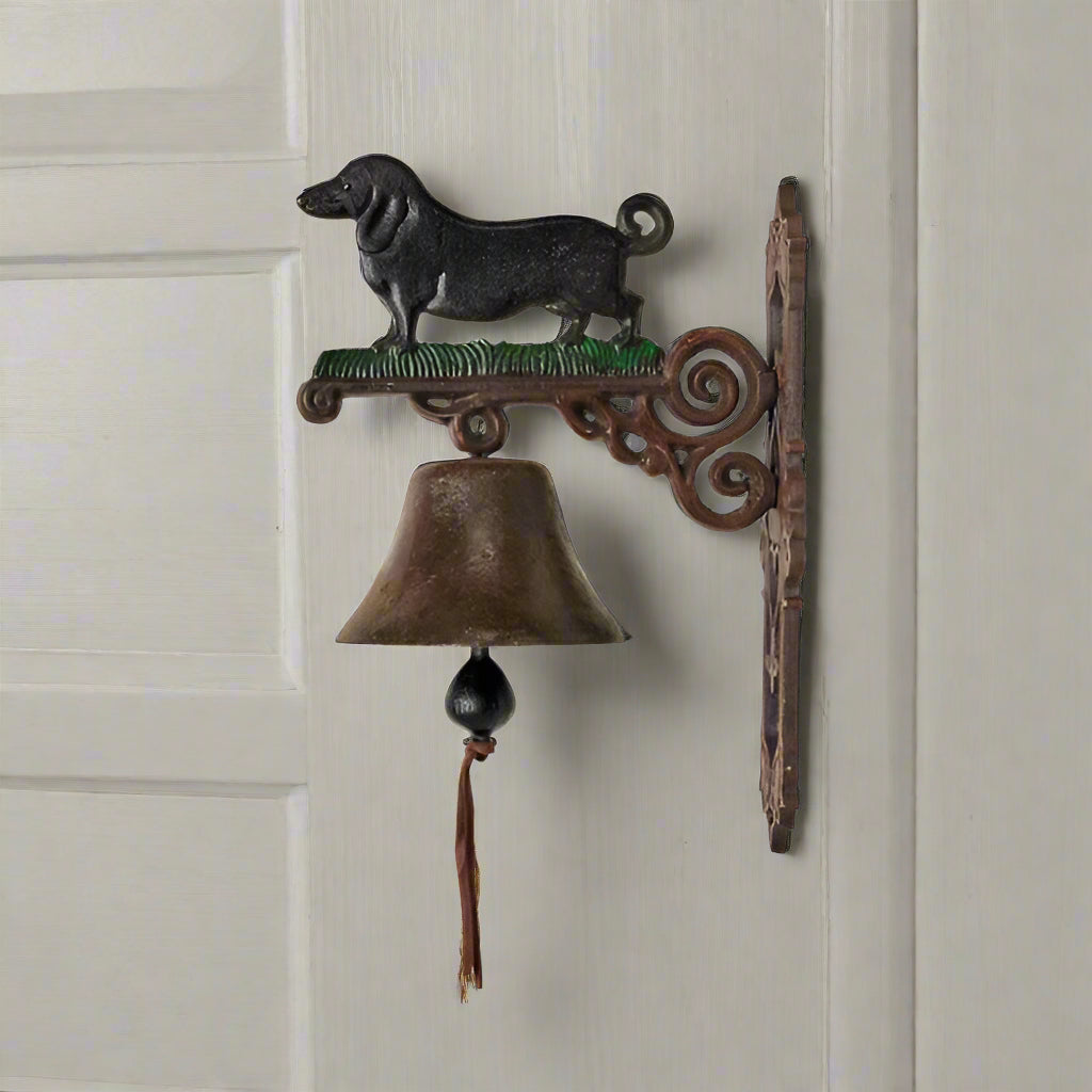 Dachshund Cast Iron Door Bell