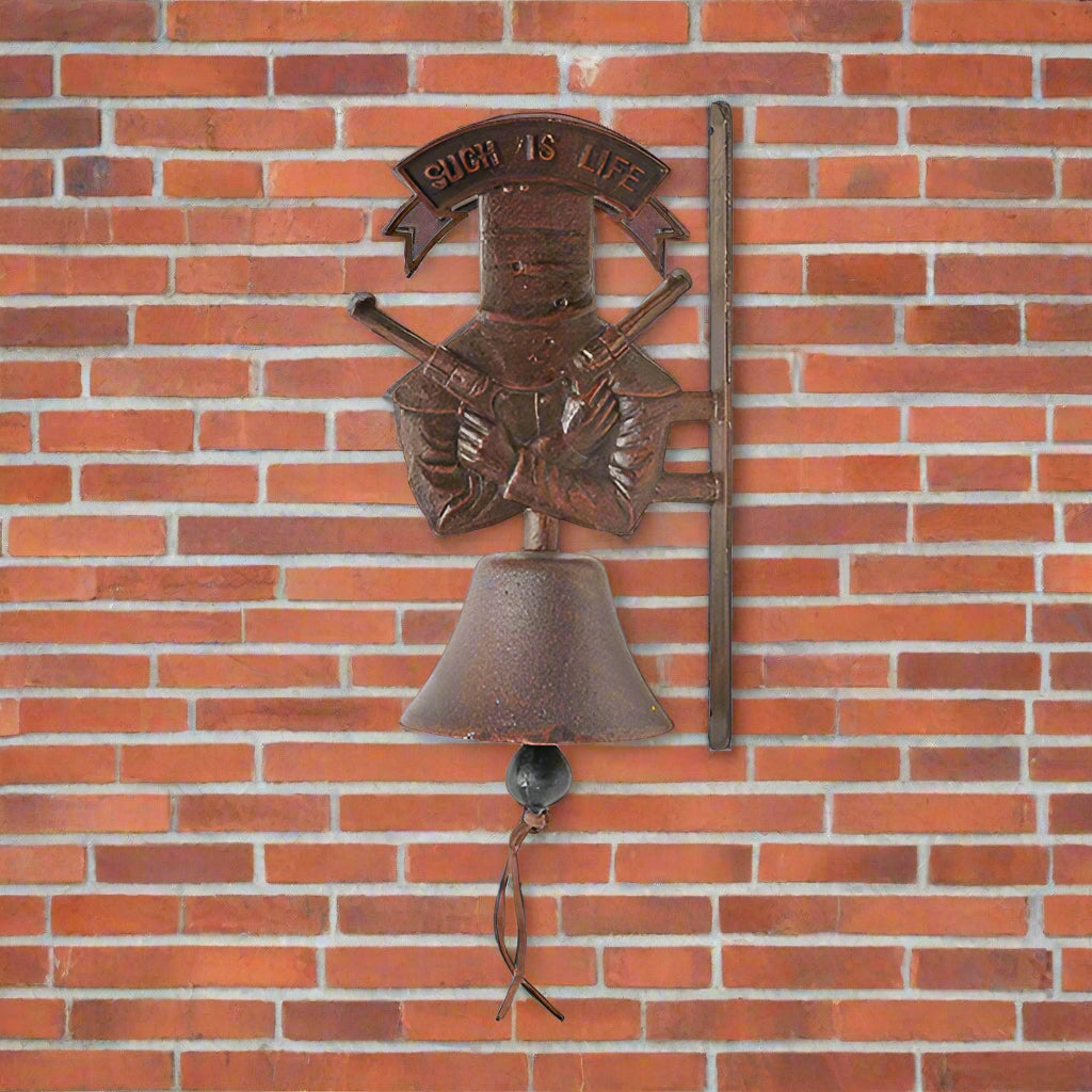 Ned Kelly Cast Iron Door Bell