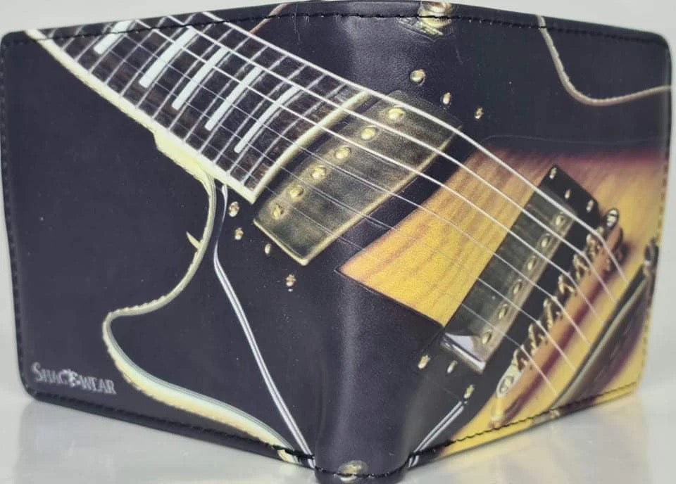 ELECTRIC GUITAR STRINGS MENS WALLET