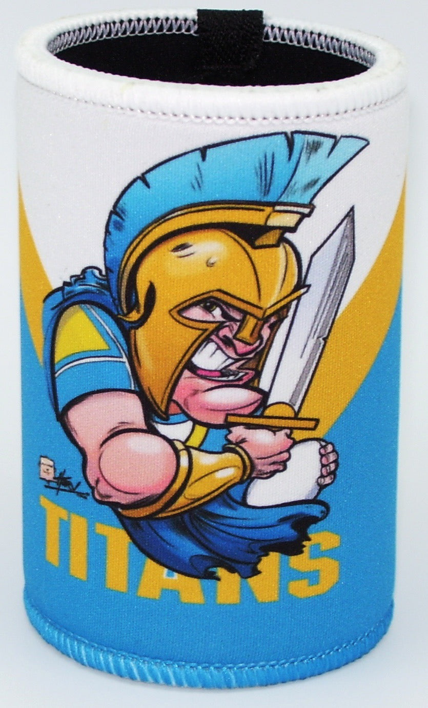 Stubby Mascot Coolers Titans