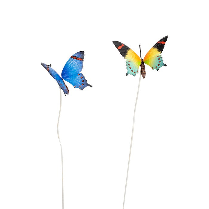 Butterflies Stakes Medium Set Of 2