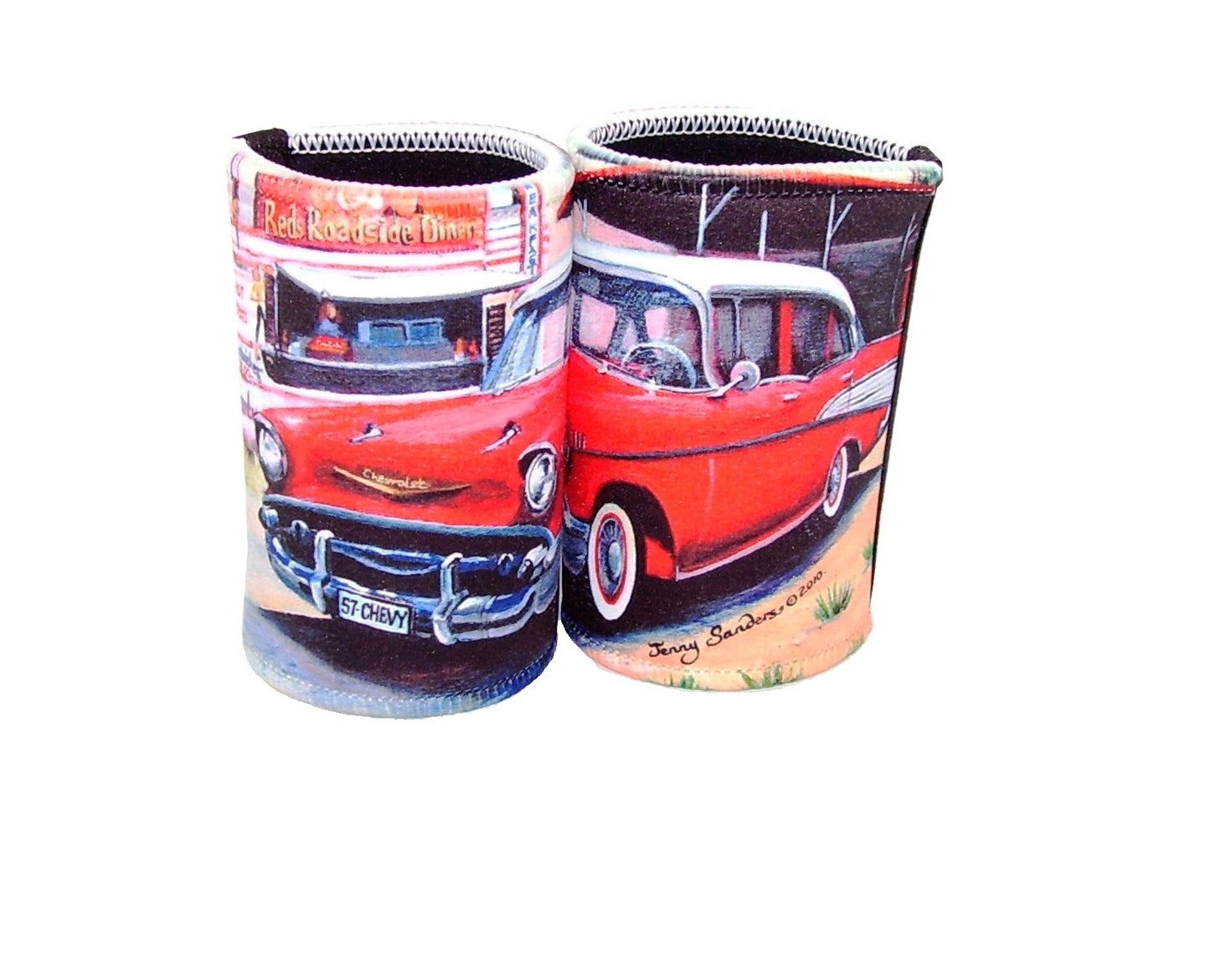 Classic Car Stubby Holder 57 Chevrolet