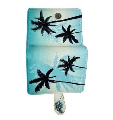 Palm Tree Design Woman's Wallet - Small