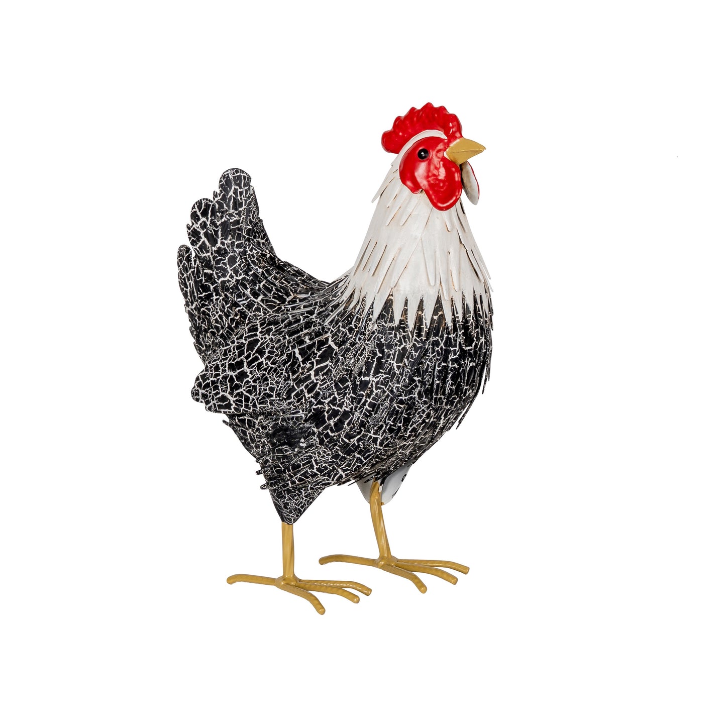 Chicken and Roster Metal Garden Ornament