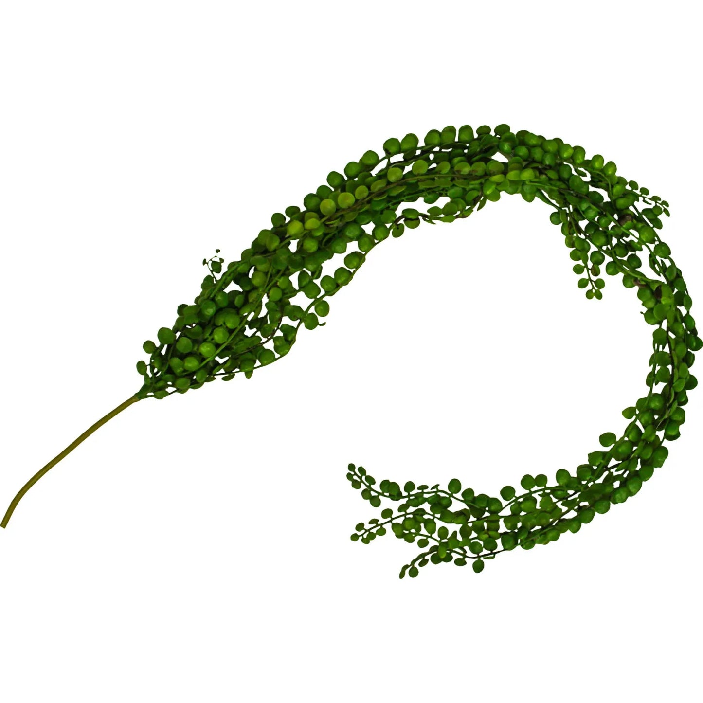 Hanging Beads Flat Faux Plant