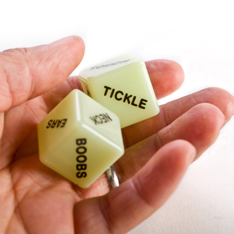 Glow in the Dark Love Dice