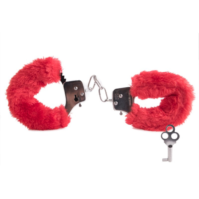 Furry Love Cuffs - Red