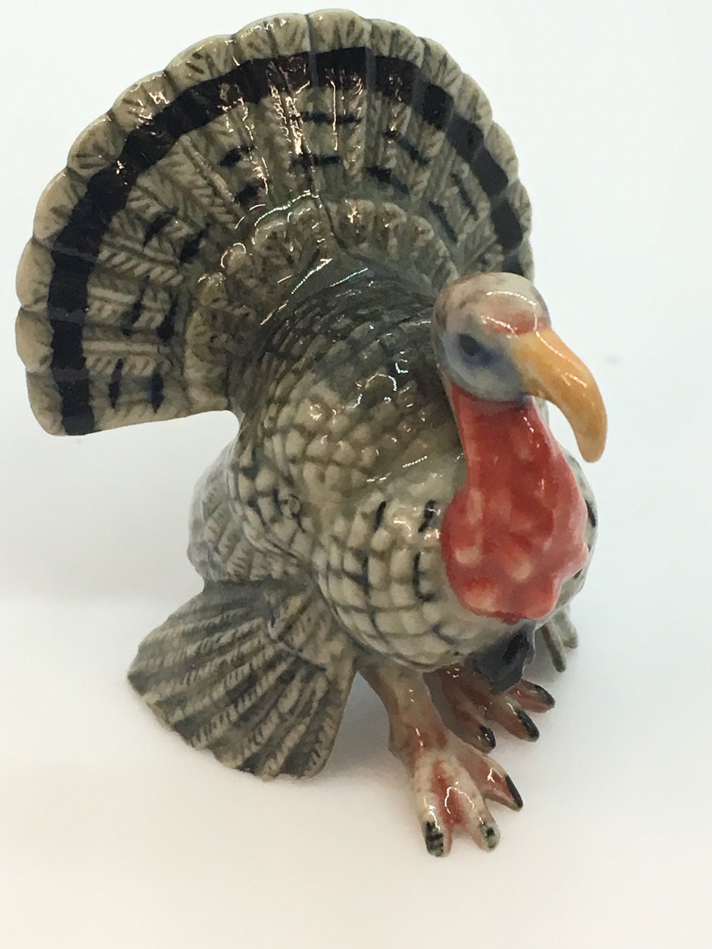 Miniature Porcelain Bird Figurines Turkey