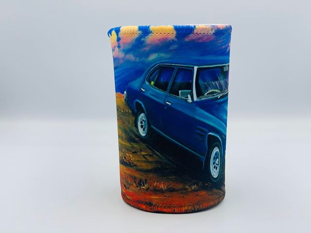 HQ Kingswood in BLUE Classic Car Stubby Holder