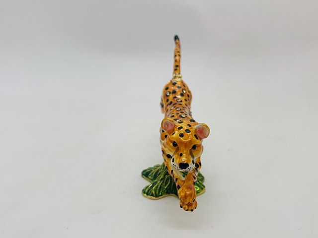 Cheetah Trinket Box