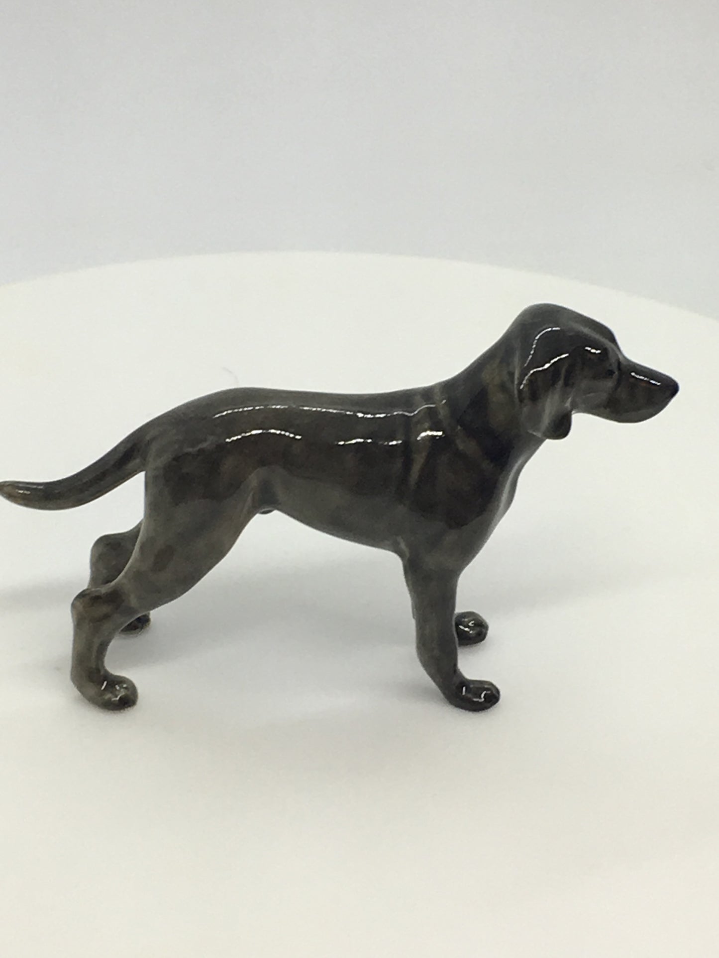 Miniature Porcelain Dog Figurine Weimaraner Dog Breed