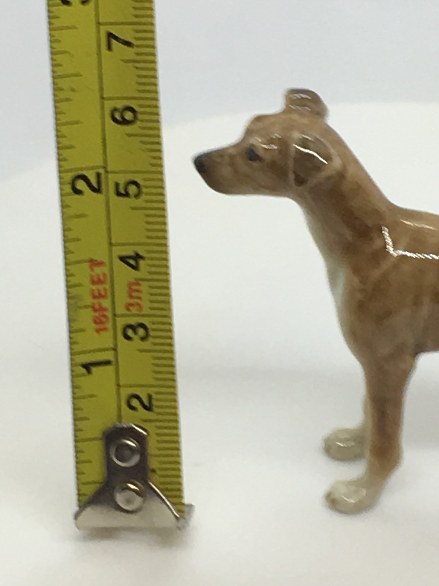 Miniature Porcelain Dog Figurine Whippet Dog Breed
