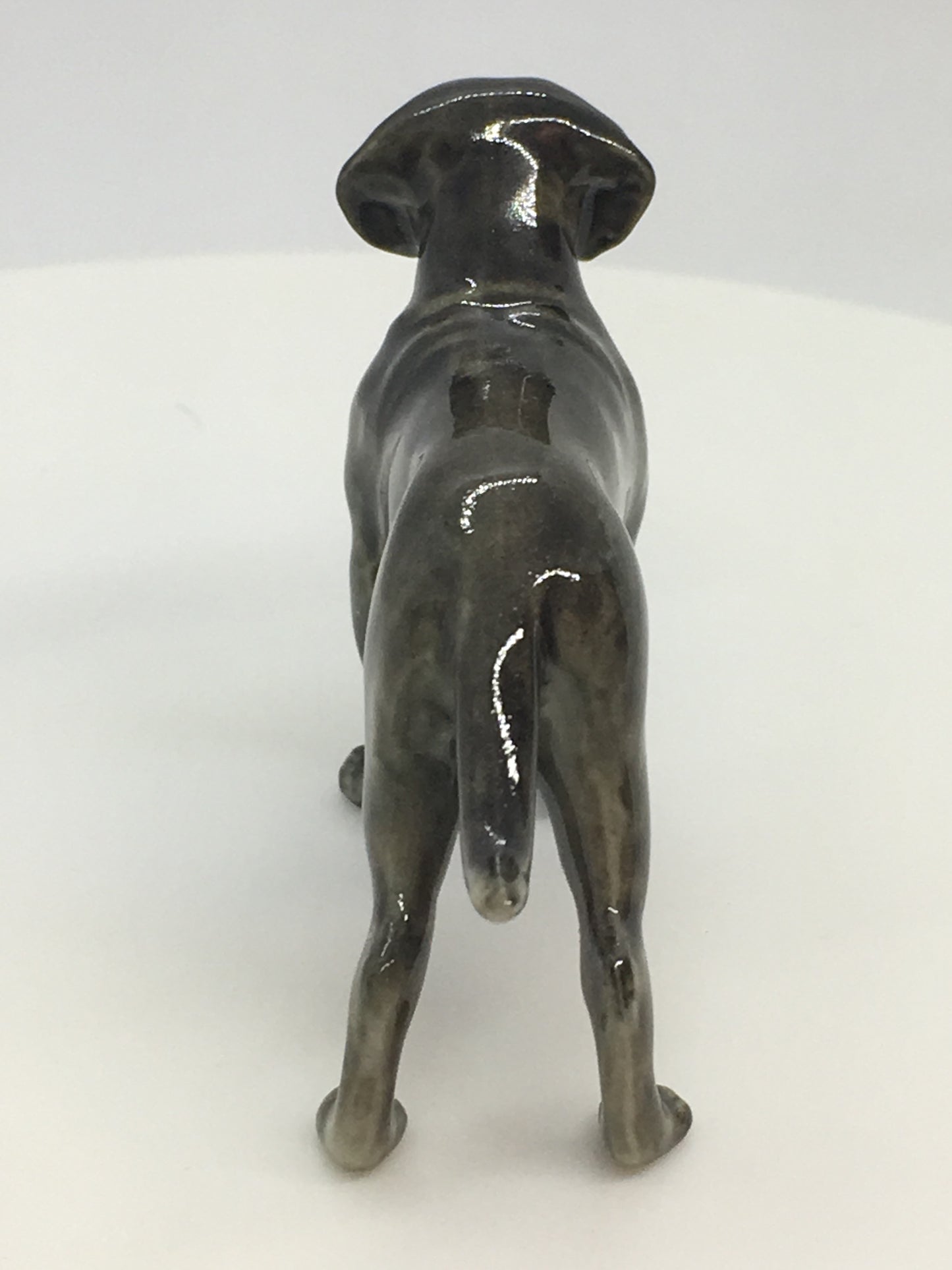 Miniature Porcelain Dog Figurine Weimaraner Dog Breed