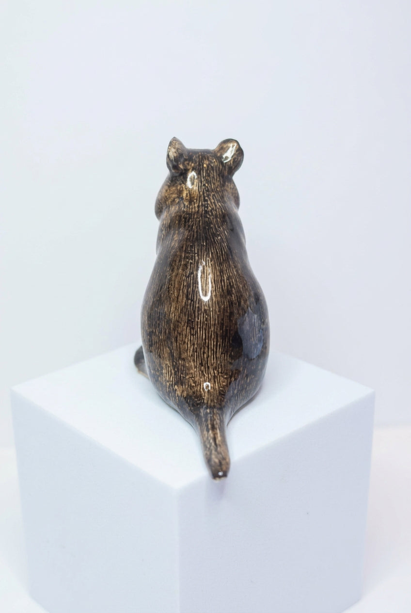 Miniature Porcelain Quokka Figurine