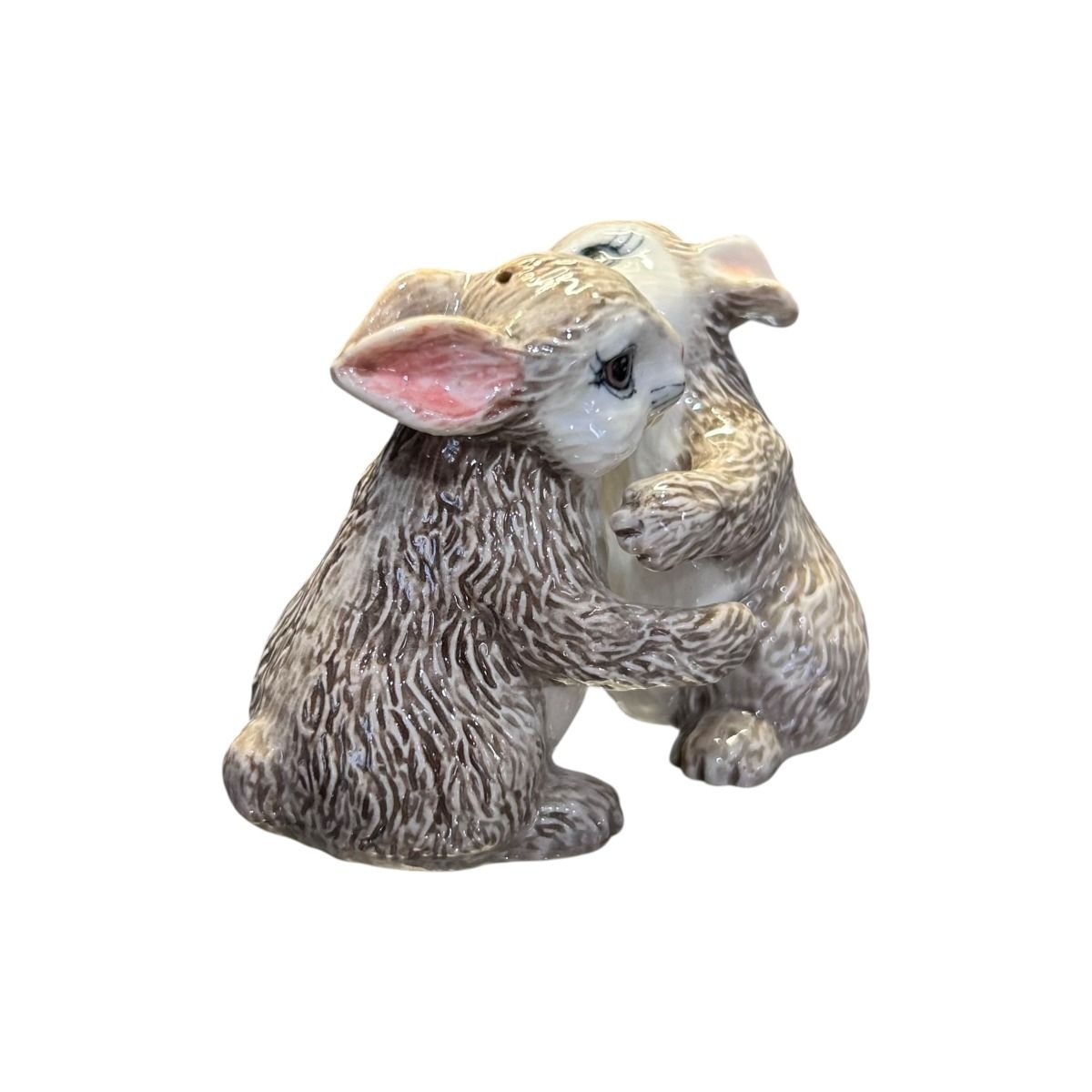 Hugging Rabbits Salt & Pepper Shakers