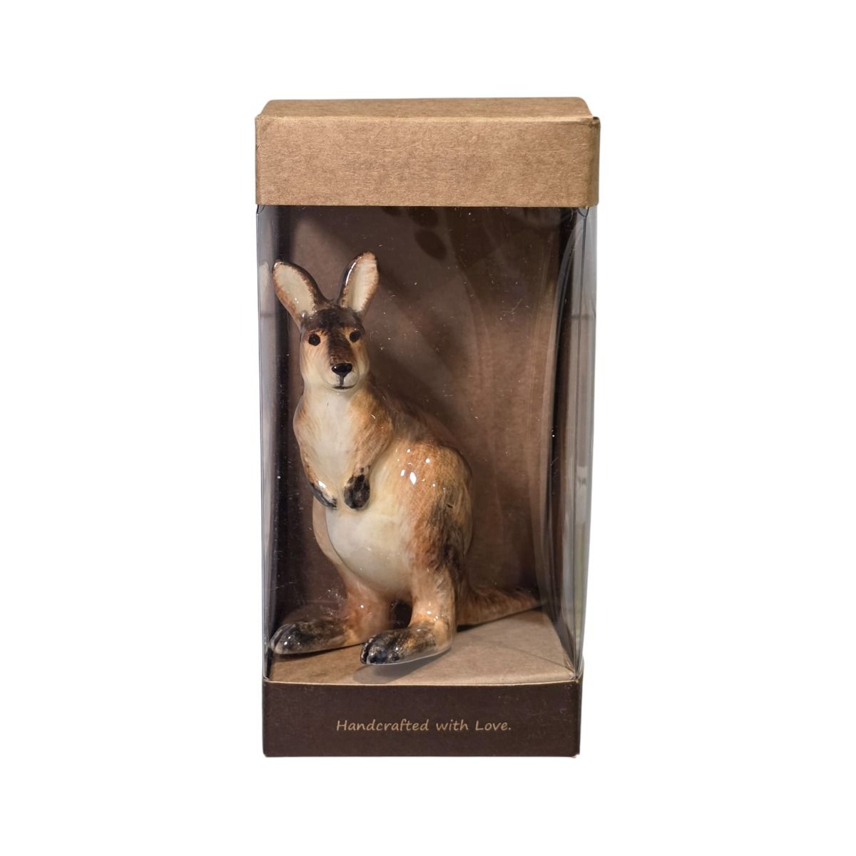 Miniature Porcelain Kangaroo Figurine