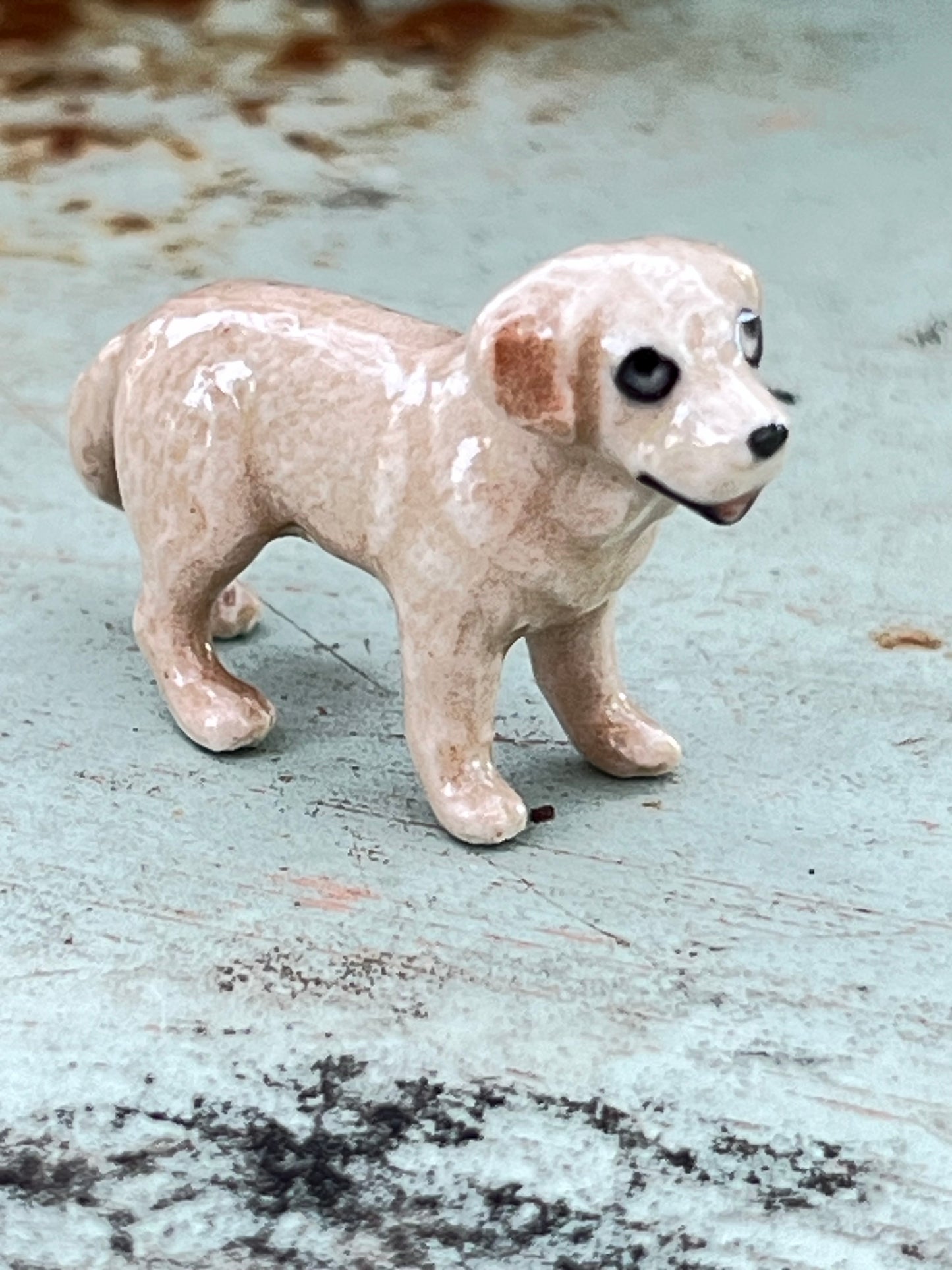 Miniature Porcelain Labrador Figurine (Mini)