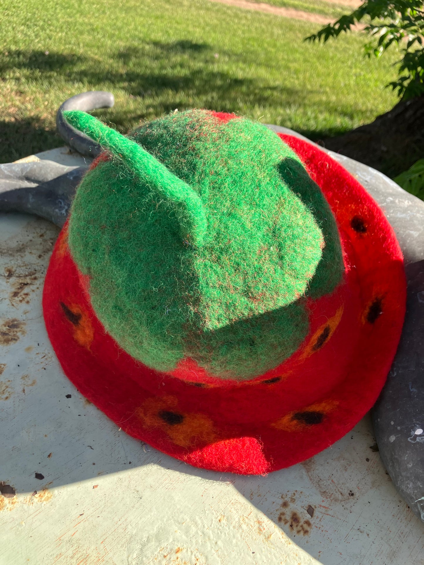 Strawberry Felt Hat